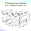 Stackable Clear Water Bottle Organizer