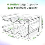Stackable Clear Water Bottle Organizer