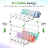 Stackable Clear Water Bottle Organizer