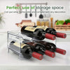 Stackable Clear Water Bottle Organizer