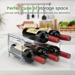 Stackable Clear Water Bottle Organizer