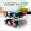 Stackable Clear Water Bottle Organizer